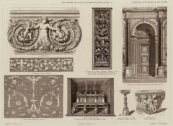 The Industrial Arts during the Renaissance Period in Italy (engraving)