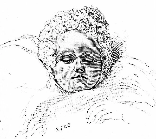 An infant Queen Victoria