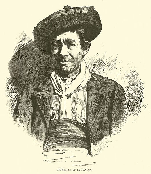Innkeeper of La Mancha (engraving)