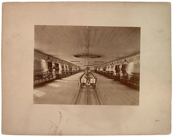 Inside of Armward, c. 1870 (sepia photo)