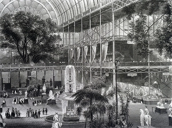 The interior of The Crystal Palace