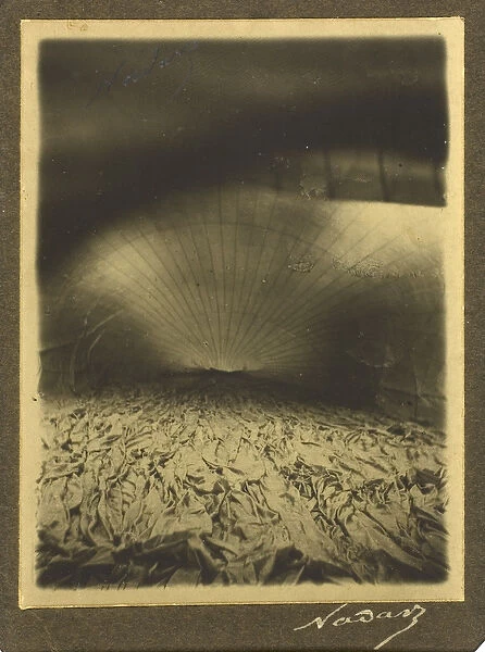 Interior of Le Geant Inflating, 1863 (gelatin silver print)