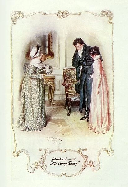 Introduced... as Mr Henry Tilney, 1907 (illustration)