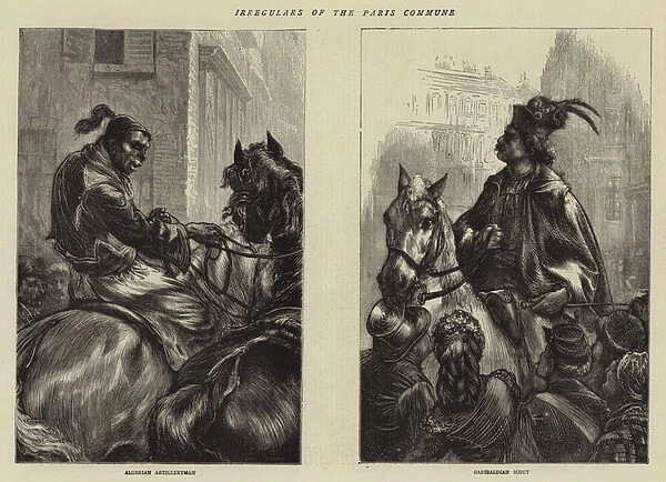Irregulars of the Paris Commune (engraving)