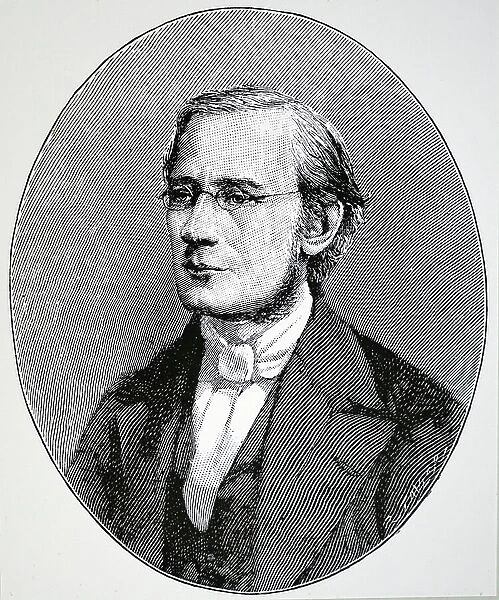 Isaac Pitman, 19th century (engraving)