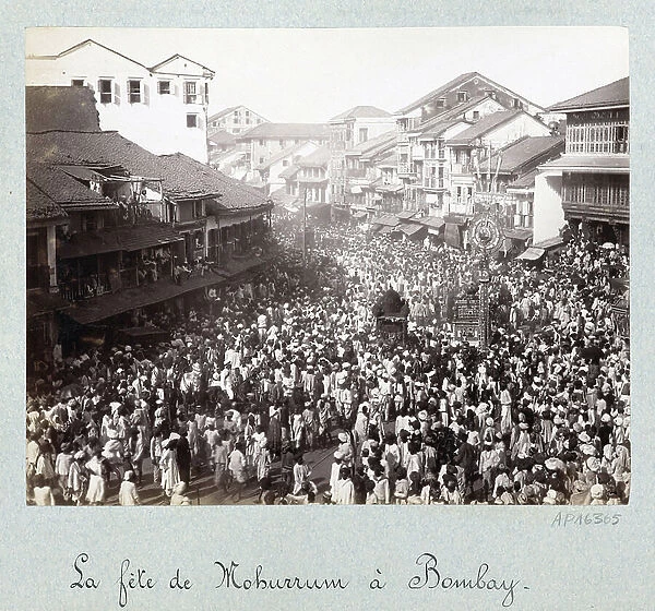 Islam: Muharram (Moharram, Muharram), New Year's Feast, Mumbai (India) - Second half of the 19th century