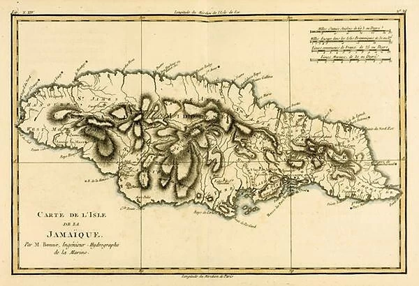 The Island of Jamaica, from Atlas de Toutes les Parties Connues du Globe Terrestre