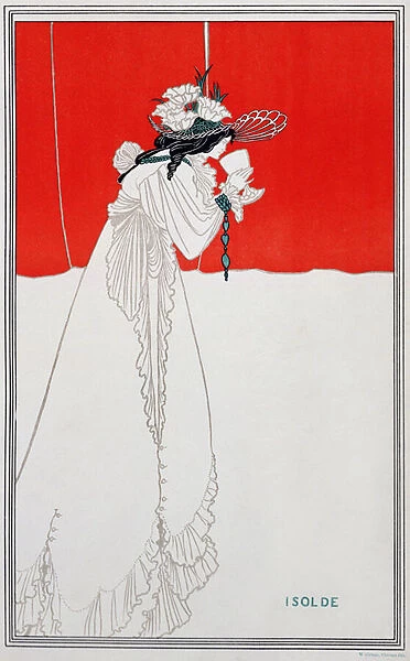 Isolde, illustration from The Studio, 1895 (litho)
