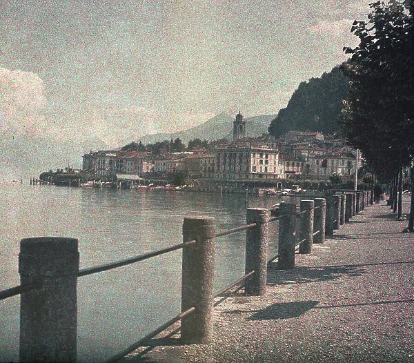 Italy and its lakes: Lake Come, 1920, Bellagio, Italy - Autochrome anonymous