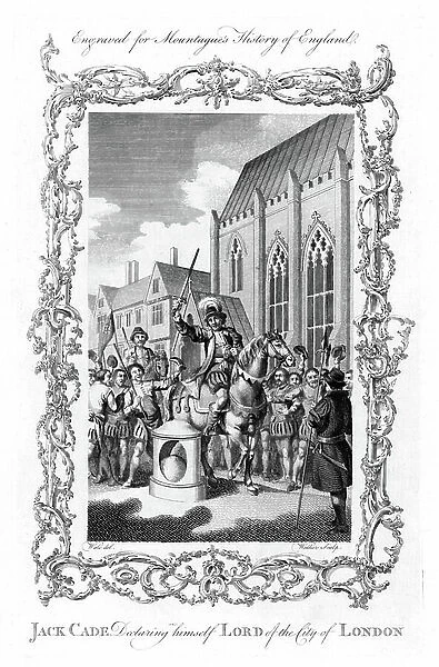 Jack Cade (d1450) English rebel of Irish extraction, leader of Kentish Rebellion during reign of Henry VI, declaring himself Lord of London. Held London for about 2 days. Killed in Sussex attempting to escape to the coast