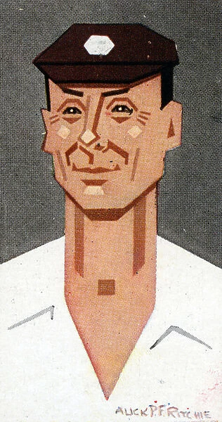 Jack Hobbs, 1926 (colour litho)