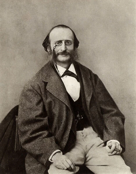 Jacques Offenbach (1819-1880) (b  /  w photo)
