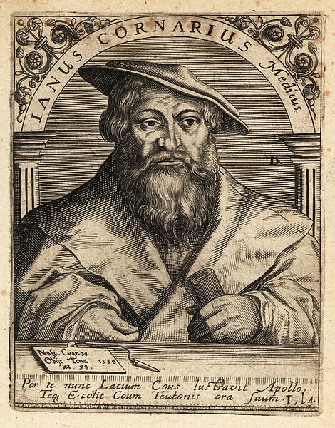 Janus Cornarius, Saxon humanist, c1500-1558