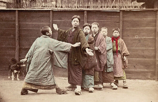 Japanese boys playing