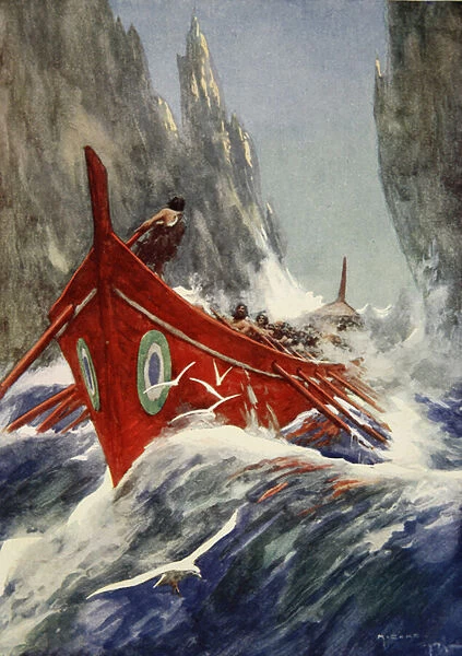 Jason and the Argonauts, c. 1925 (colour litho)