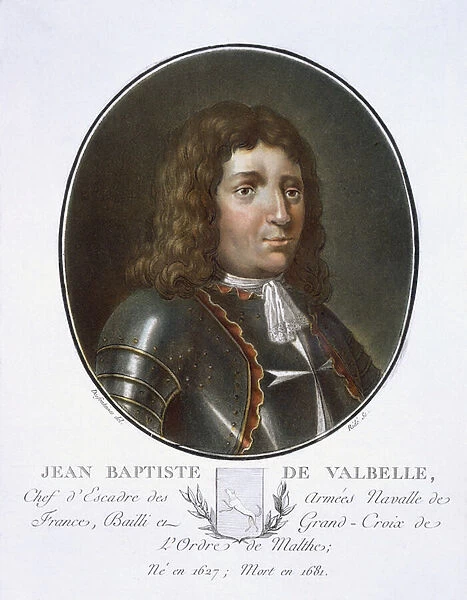 Jean Baptiste de Valbelle, from Portraits des grands hommes, femmes illustres
