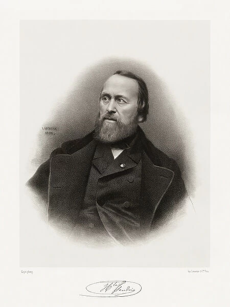 Jean Hippolyte Flandrin, 1865-66 (litho)