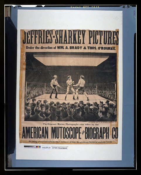 Jeffries-Sharkey pictures - under the direction of Wm. A. Brady & Thos