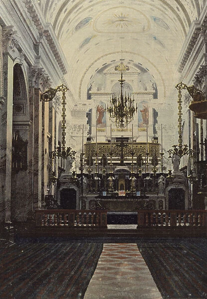 Jerusalem, Interieur Du Saint-Sepulcre (colour photo)