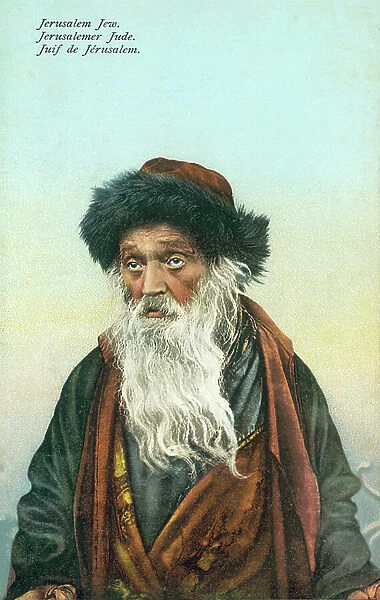 Jerusalem Jew (coloured photo)