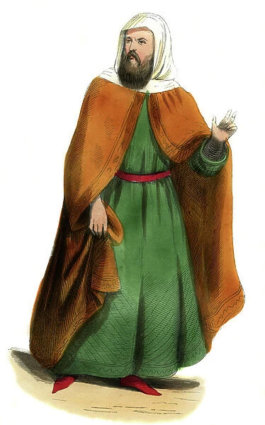 Jewish Merchant - costume from 14th century