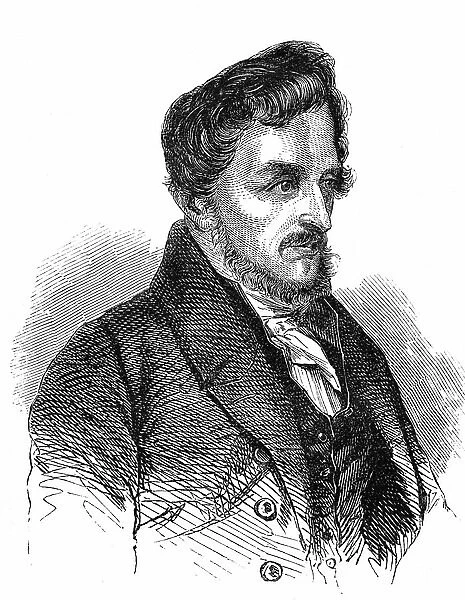 Joachim LELEWEL - 1786-1861, Polish historian & politician 1856