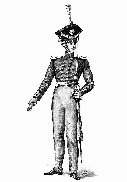 John Ericsson (1803 - 1889) in uniform