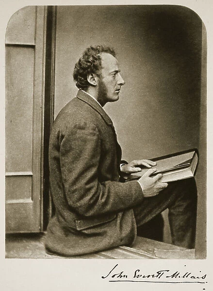 John Everett Millais, 21st July 1865 (sepia photo)