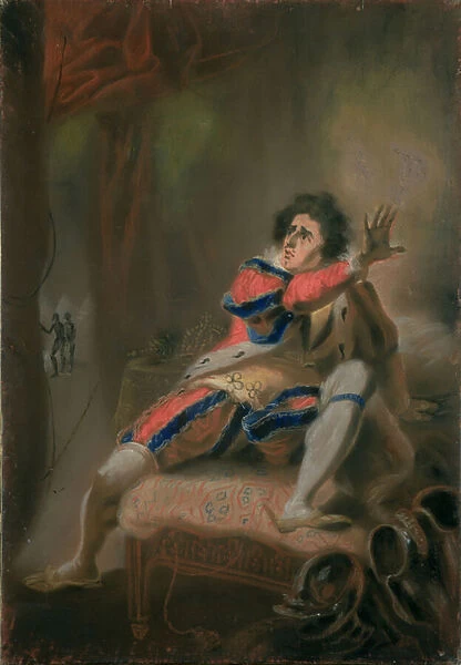 John Philip Kemble (1757-1823) as Shakespeares Richard III (pastel on vellum)