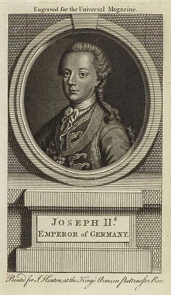 Joseph II, Emperor of Germany (engraving)