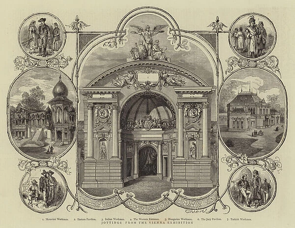 Jottings from the Vienna Exhibition (engraving)