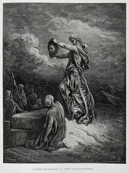 Judith with the Head of Holophernes, 1866 (engraving)