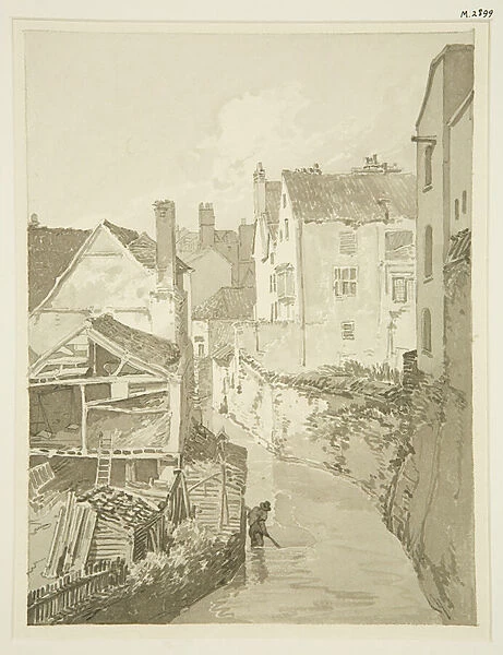 The Junction of the Frome and Castle Ditch, with the Back of Newgate and Granger