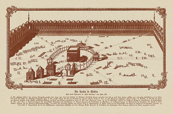 The Kaaba in Mecca (engraving)