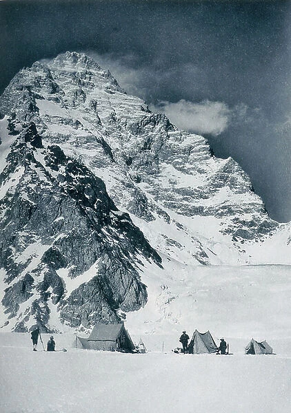 The Karakorum and Western Himalaya expedition of Prince Luigi Amedeo of Savoy, Duke of Abruzzi: the western face of K2 from the Savoia glacier