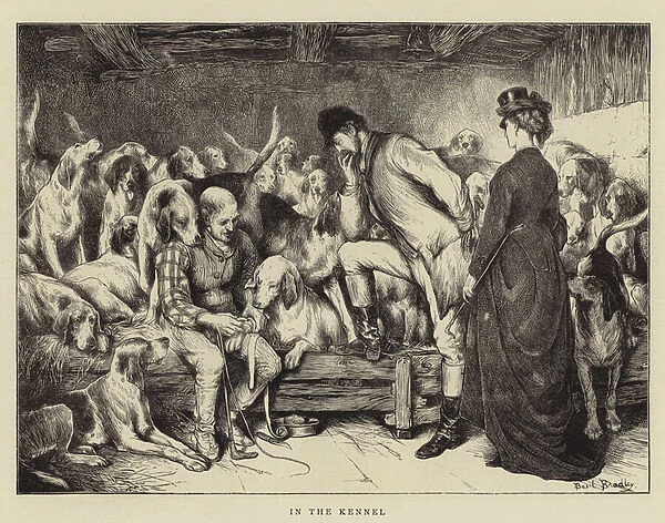 In the Kennel (engraving)