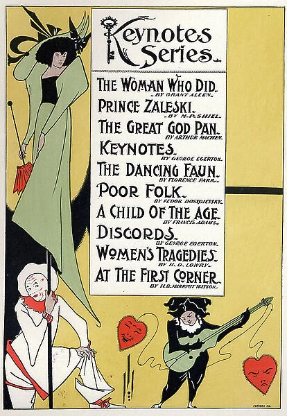 Keynotes series, c.1895 (poster)