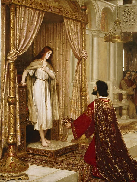 A King and a Beggar Maid, 1898 (oil on canvas)