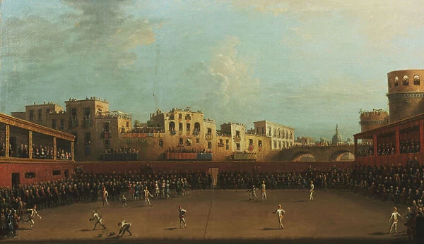 King Ferdinand IV and Queen Caroline of Naples attending a Game of Palla a Bracciale