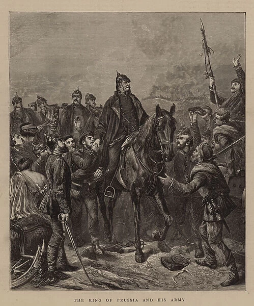 The King of Prussia and his Army (engraving)