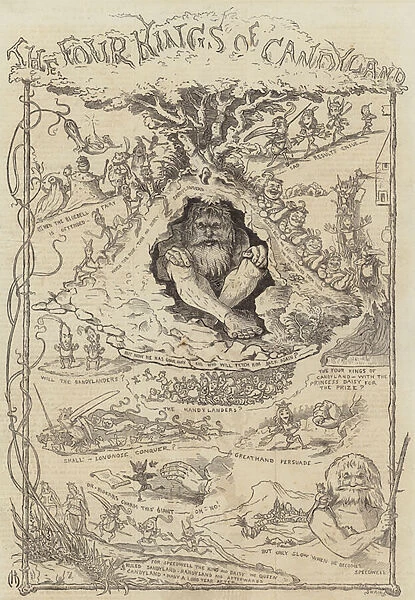 The Four Kings of Candyland (engraving)