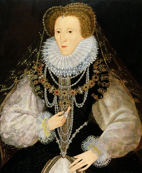 The Kitchener Portrait of Queen Elizabeth I (1533-1603) c. 1550 (oil on panel)