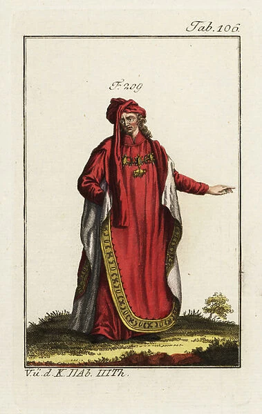 Knight of the Order of the Golden Fleece. 1802 (engraving)