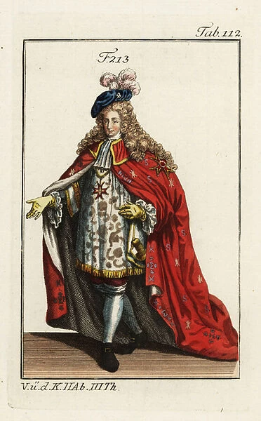 Knight of the Order of Our Lady of Mount Carmel. 1802 (engraving)