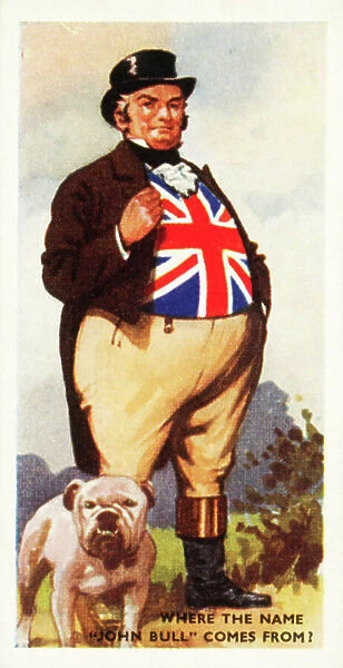 Do You Know: Where the name 'John Bull' comes from? (colour litho)
