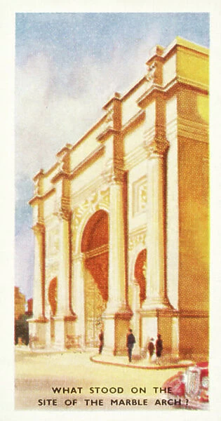 Do You Know: What stood on the site of the marble arch? (colour litho)