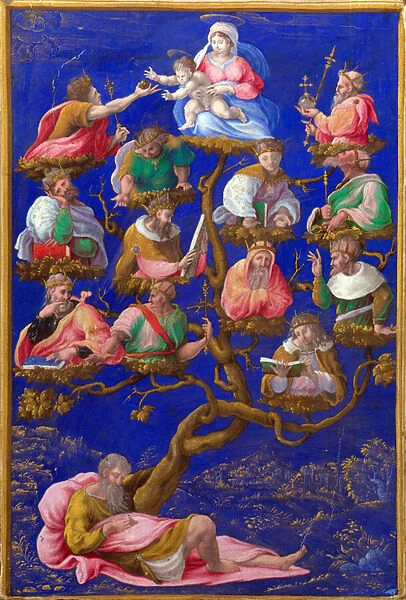 'L arbre de Jesse'Peinture de Gerolamo Genga (1476-1551) vers 1535 Londres, National gallery