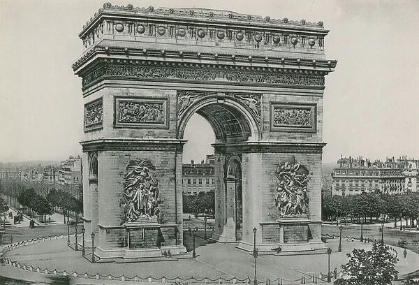 L Arc de Triomphe, The Triumphal Arch (photogravure)