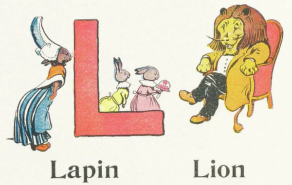 L: Rabbit, Lion