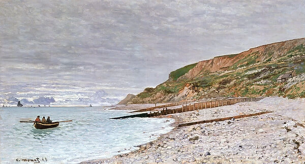 La Pointe de la Heve, 1864 (oil on canvas)